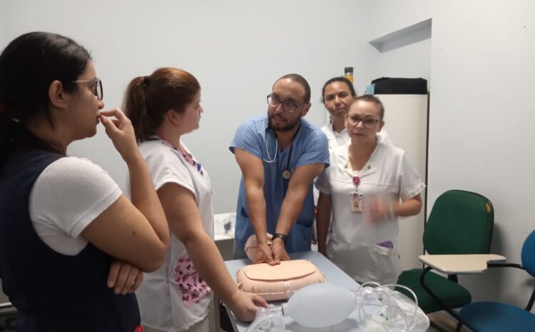  SANTA CASA PROMOVE TREINAMENTO DE RESSUSCITAÇÃO CARDIOPULMONAR