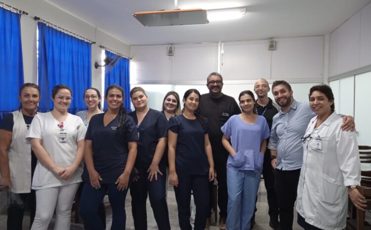  PALESTRA NA SANTA CASA ABORDOU ‘TERAPIAS COM USO DE OXIGÊNIO’