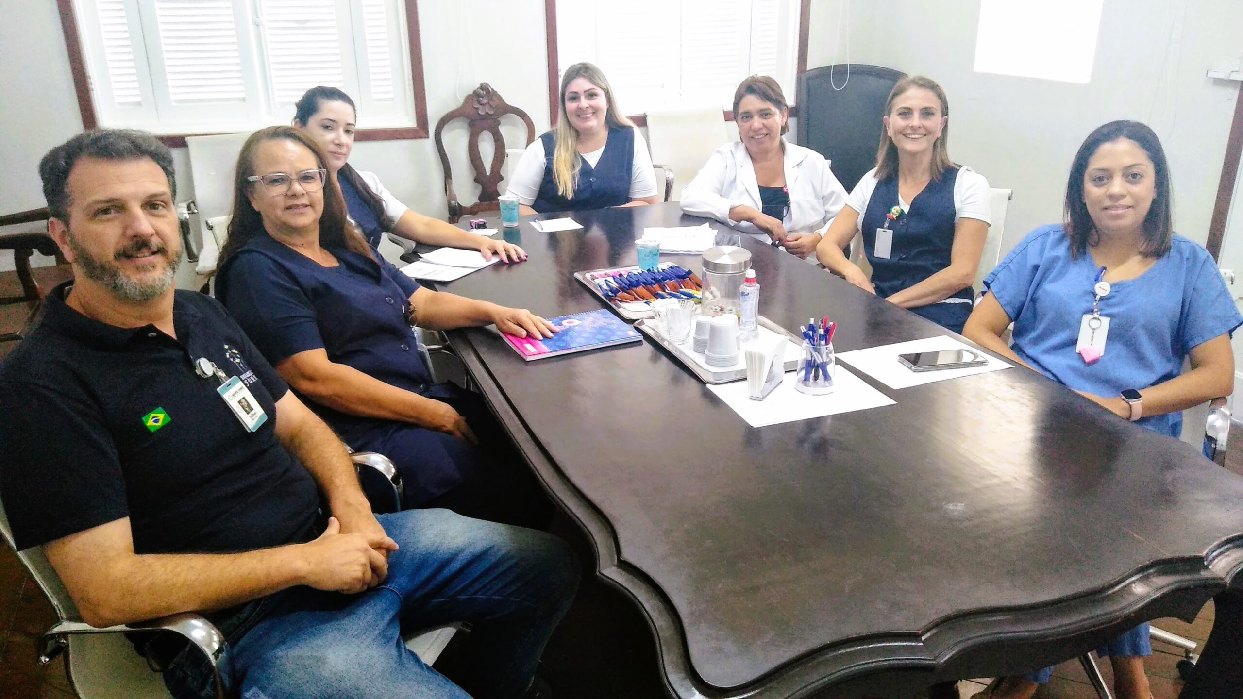  EQUIPE DE ENFERMAGEM DA SANTA CASA TEM REUNIÃO PARA ALINHAR PROCEDIMENTOS