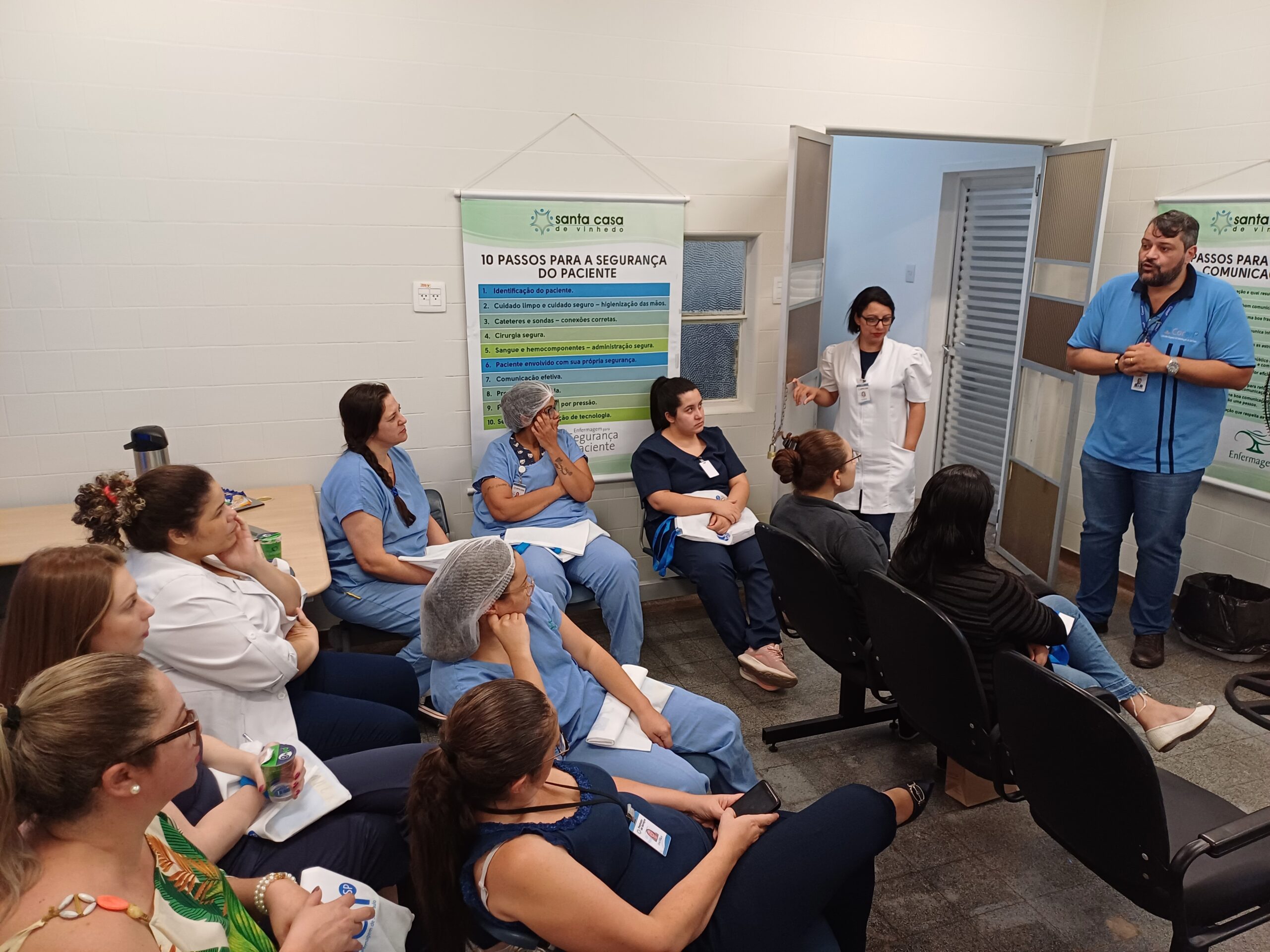  CONSELHEIRO DO COREN-SP FAZ PALESTRA NA SANTA CASA SOBRE ‘SEGURANÇA DO PACIENTE’