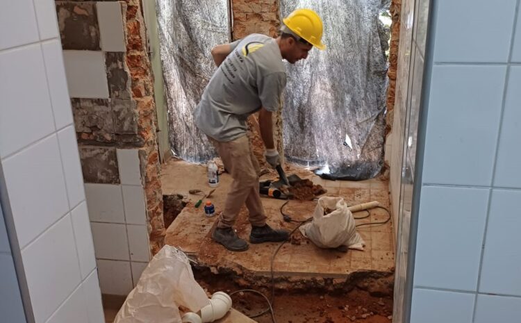  OBRAS DA COZINHA DA SANTA CASA DE VINHEDO ESTÃO ‘A TODO VAPOR’