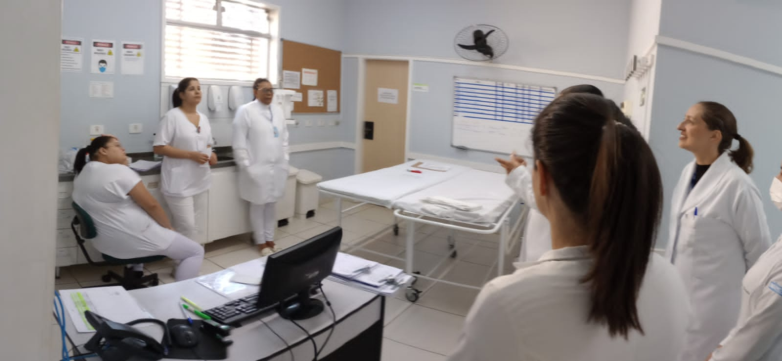  COLABORADORES DA SANTA CASA RECEBEM TREINAMENTO DE DESCARTE CORRETO DO LIXO HOSPITALAR