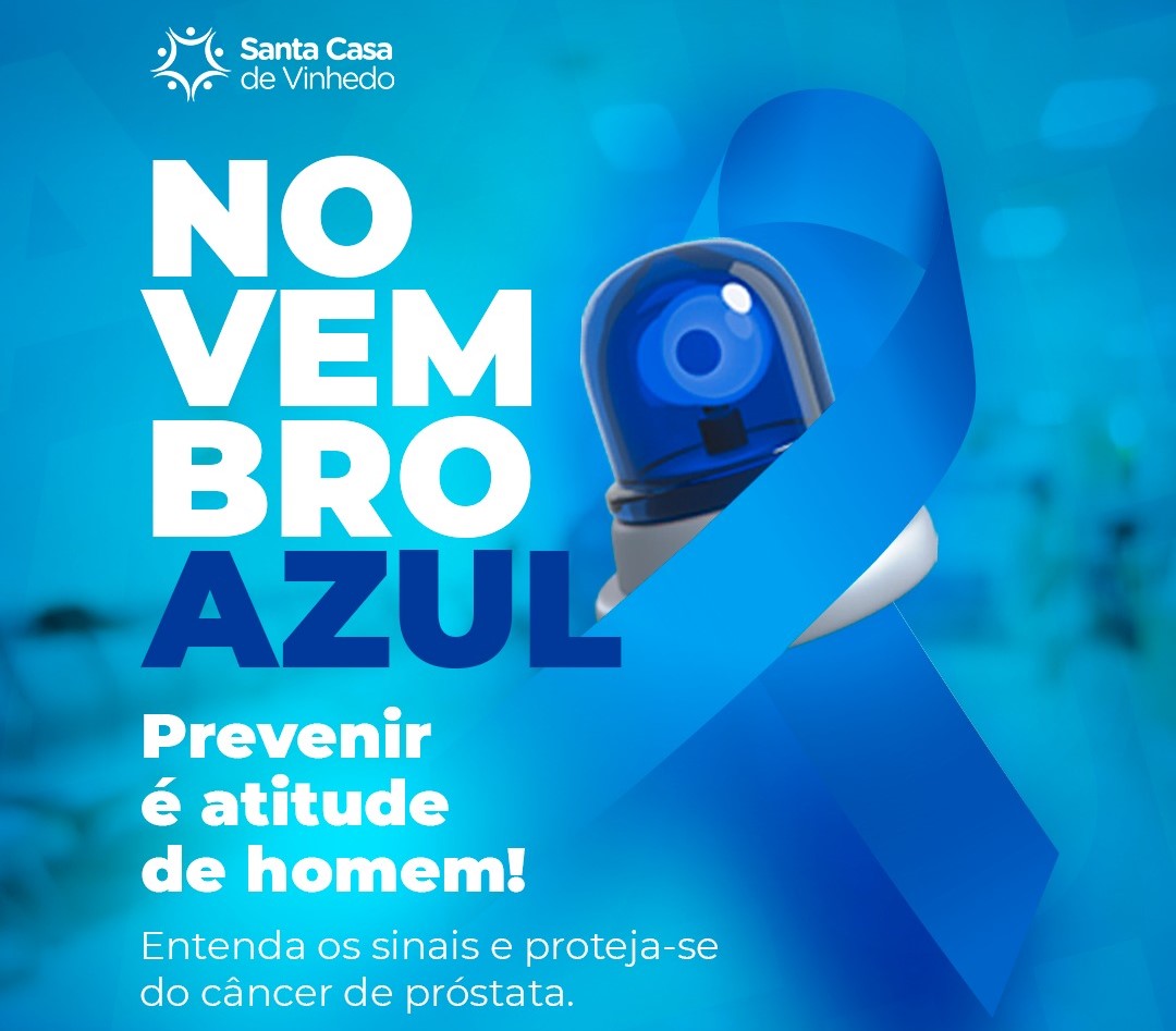  NOVEMBRO AZUL: SANTA CASA PROMOVE RODA DE CONVERSA SOBRE ‘SAÚDE DO HOMEM’ NOS DIAS 27 E 28