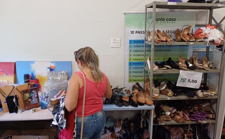  SANTA CASA DE VINHEDO REALIZA MAIS UM BAZAR BENEFICENTE NESTE SÁBADO (12)