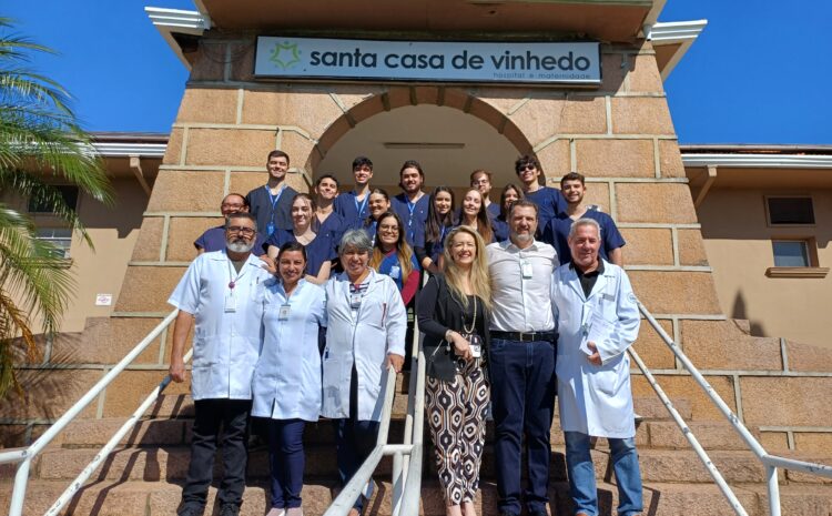  SANTA CASA DE VINHEDO RECEBE NOVA TURMA DE ESTUDANTES DO 4º ANO DE MEDICINA DA UNIP
