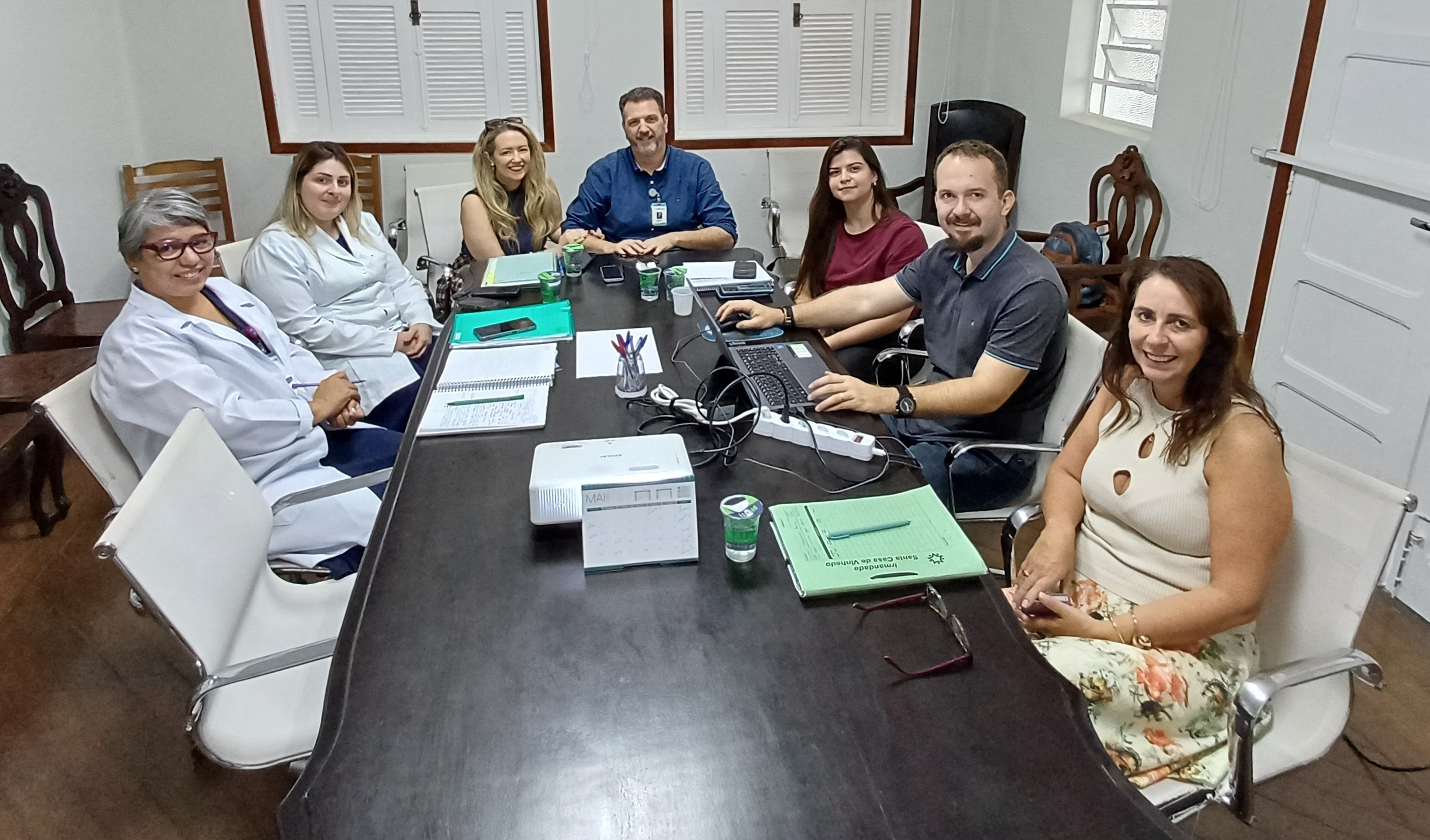  SANTA CASA FAZ 1ª REUNIÃO PARA DISCUTIR AJUSTES NO PROJETO DO ANEXO HOSPITALAR INFANTIL