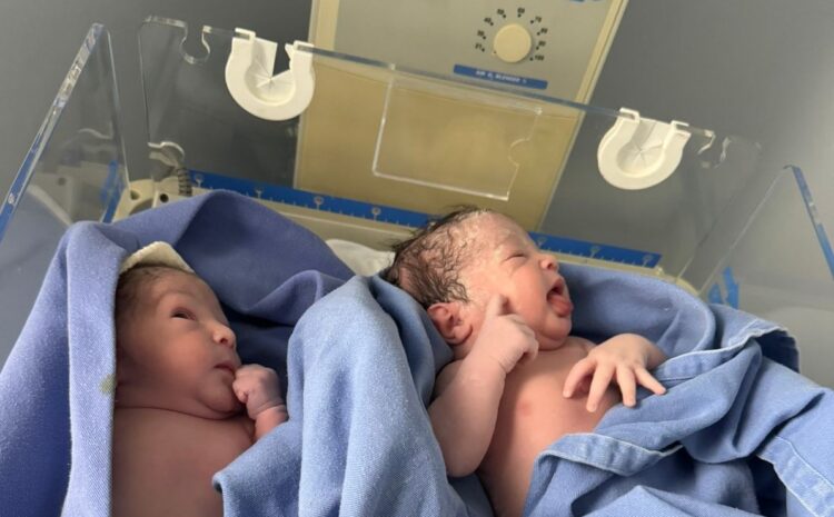  GÊMEOS MAYLA E MATTEO NASCEM NA SANTA CASA DE VINHEDO, QUE DUPLICOU NÚMERO DE PARTOS EM DOIS ANOS