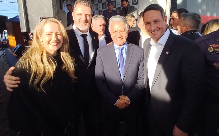  PROVEDOR DA SANTA CASA PRESTIGIA INAUGURAÇÃO DA NOVA SEDE DO PELOTÃO DA PM EM VINHEDO