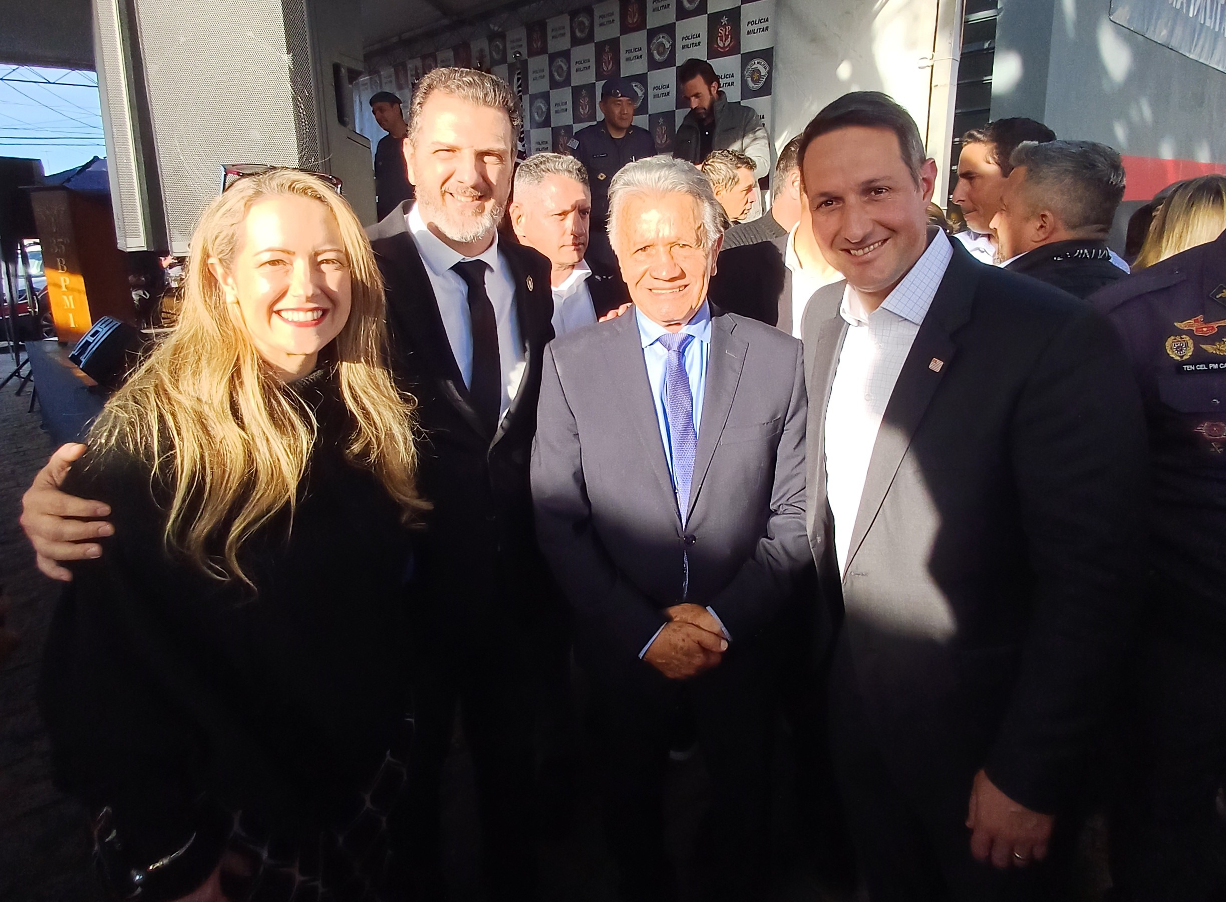  PROVEDOR DA SANTA CASA PRESTIGIA INAUGURAÇÃO DA NOVA SEDE DO PELOTÃO DA PM EM VINHEDO